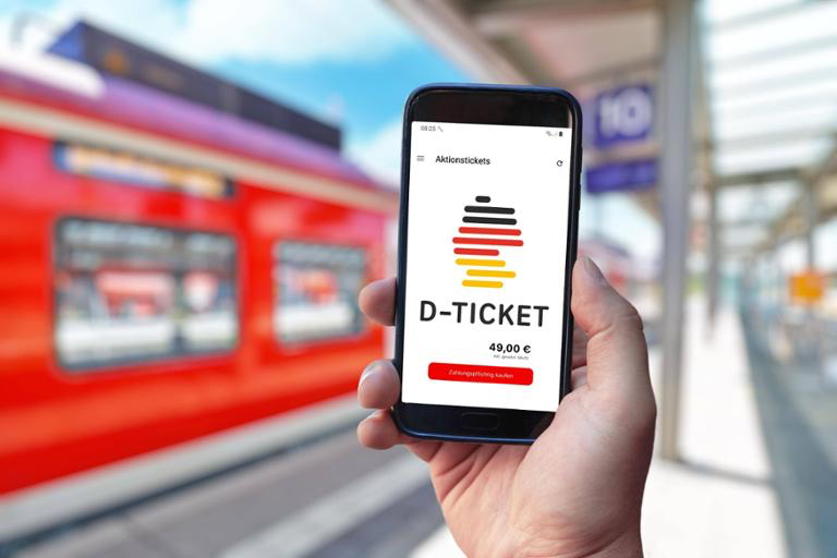 Deutschland Ticket 德國交通月票宣傳圖